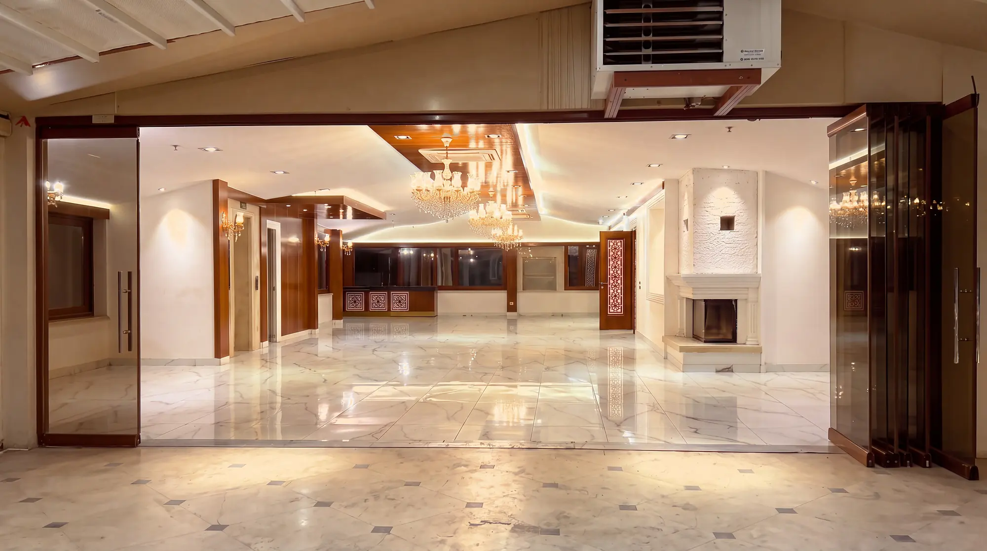 Hall and terrace
